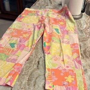Lilly Pulitzer Vibrant Patchwork women pants